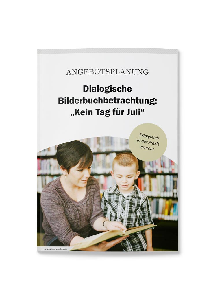 Angebotsplanung Cover Dialogische Bilderbuchbetrachtung Kein Tag für Juli