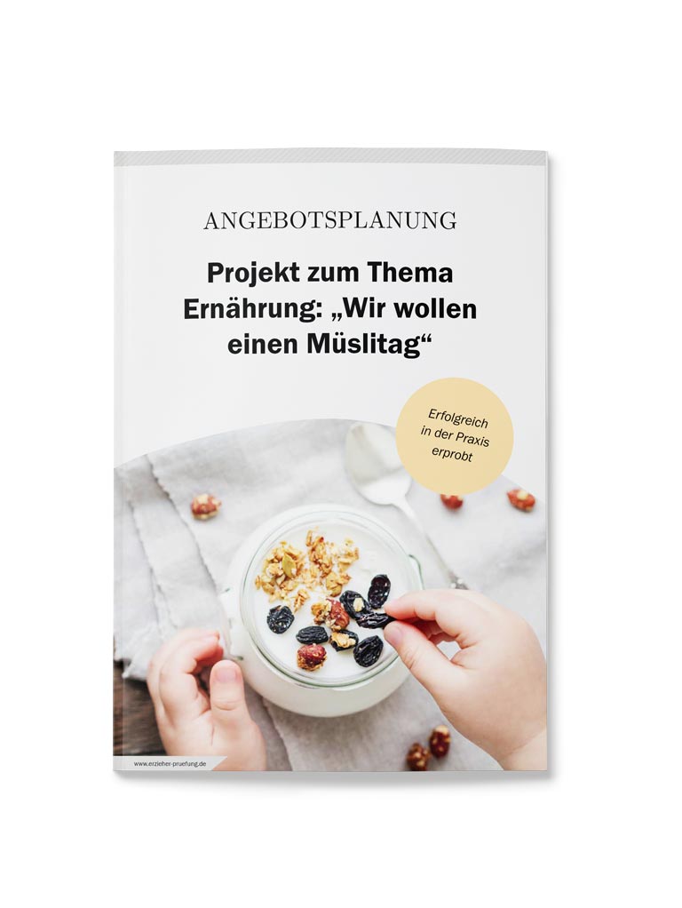 Angebotsplanung Cover Projekt Müslitag