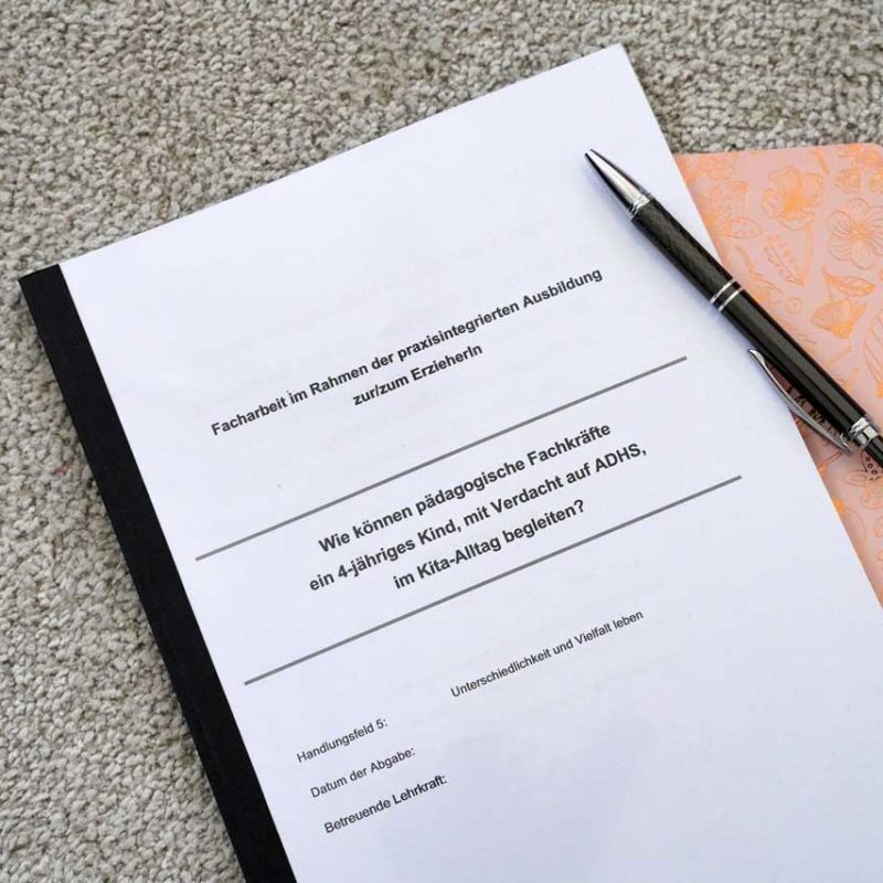Facharbeit zum Thema ADHS