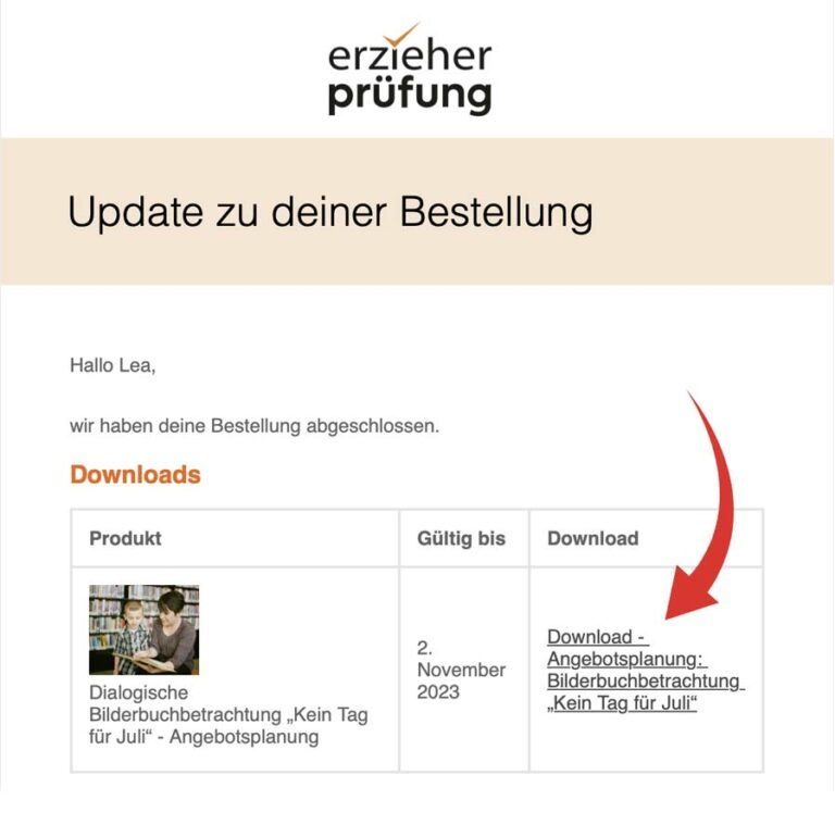 Hilfe zum Finden der Download-Links