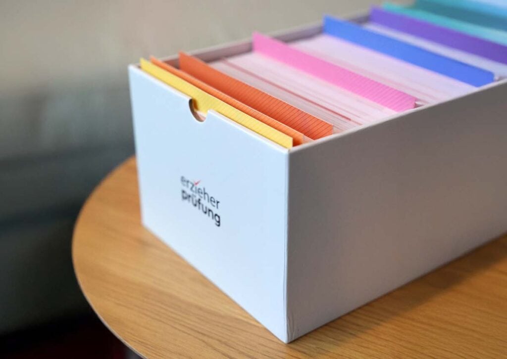 Lernkarten für pädagogische Fachkräfte Sneak Peak Trennblätter